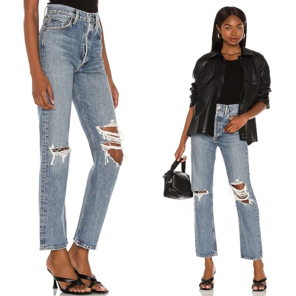 Agolde 90s Pinch Waist Jeans in Backdrop - Picture 10 of 10